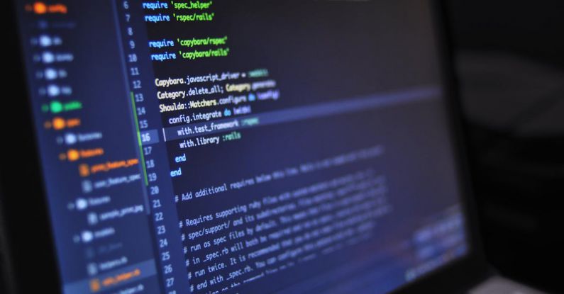 Software - Close Up Photo of Programming of Codes