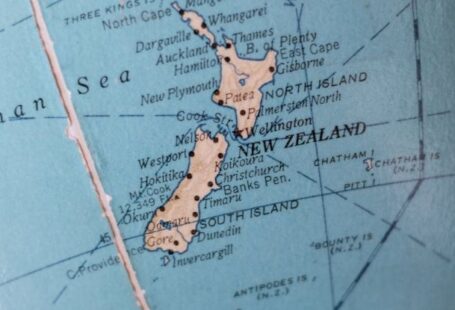 Map Making - New Zealand on a globe