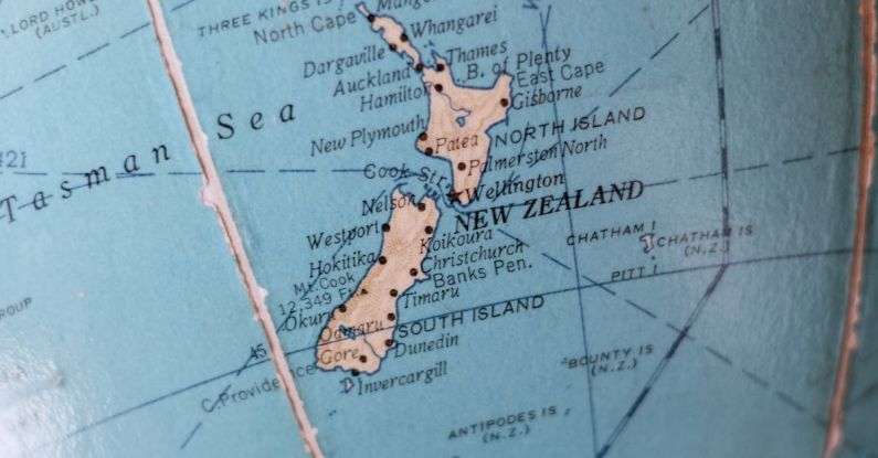 Map Making - New Zealand on a globe